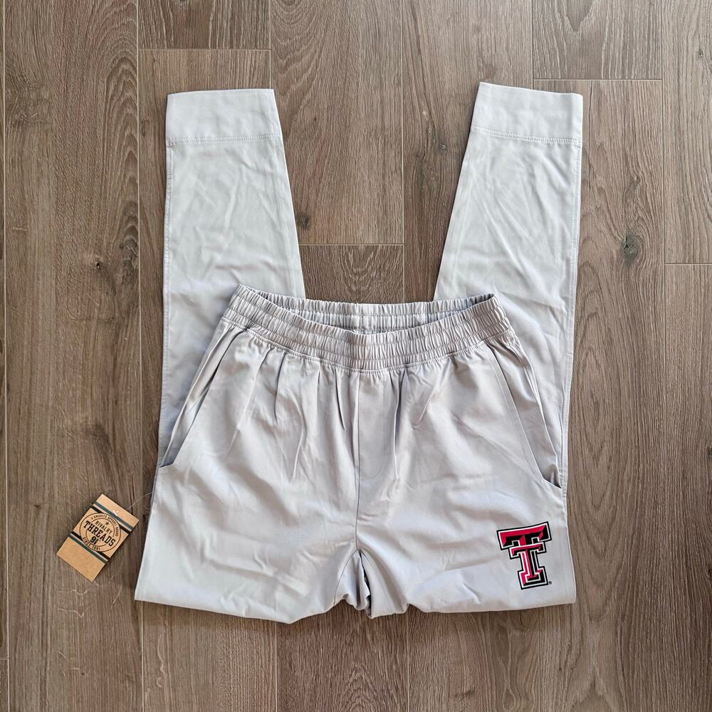 Texas Tech Collegiate Logo Winbreaker Jogger Pant Slim Cut Rivalry Threads Small